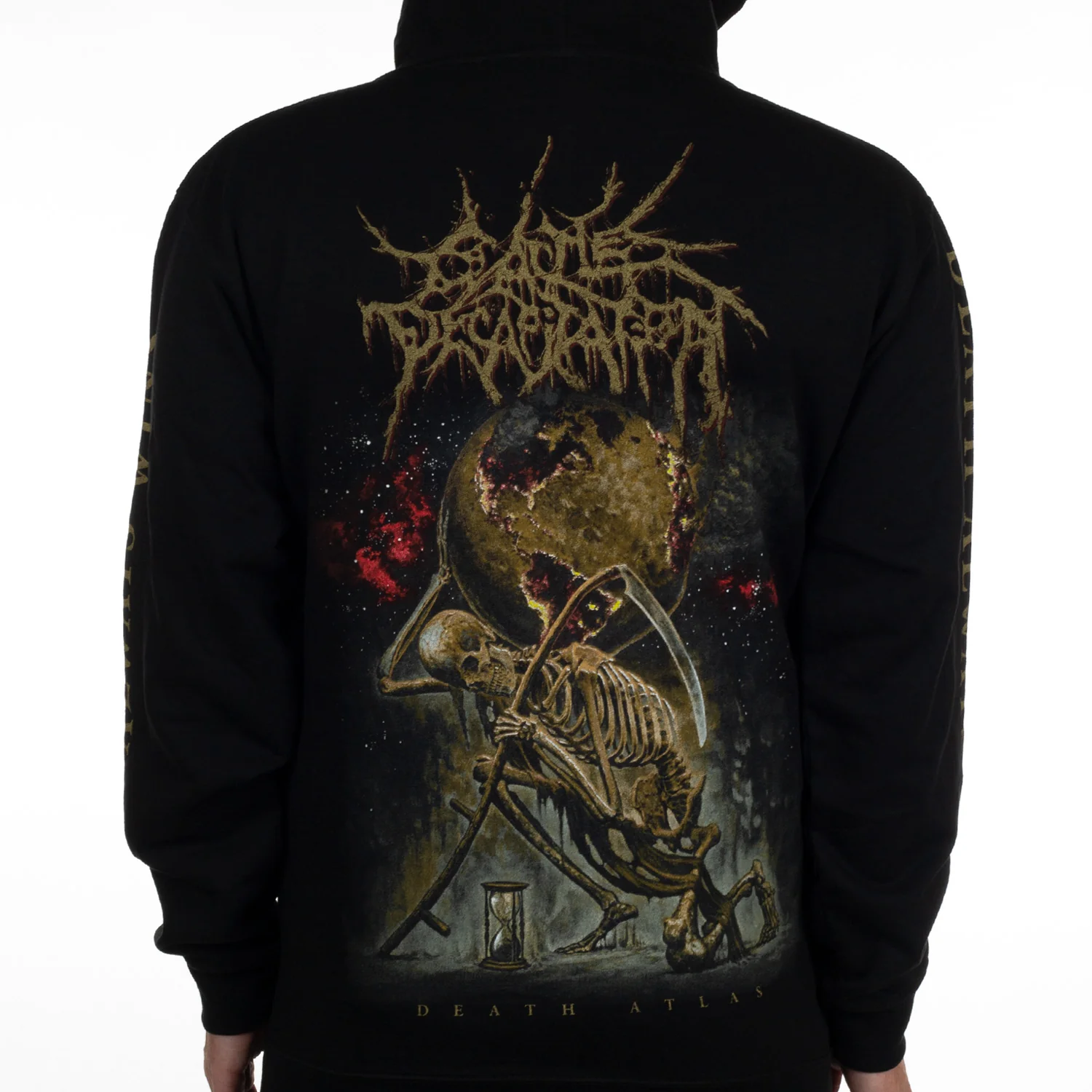 Cattle Decapitation "Death Atlas" Zip Hoodie - Image 4