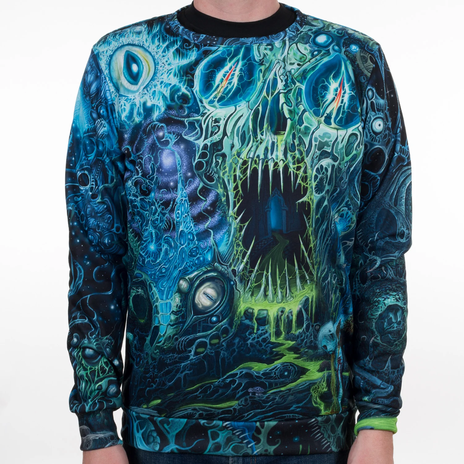 Rings of Saturn "Dingir (All Over)" Crewneck Sweatshirt - Image 3