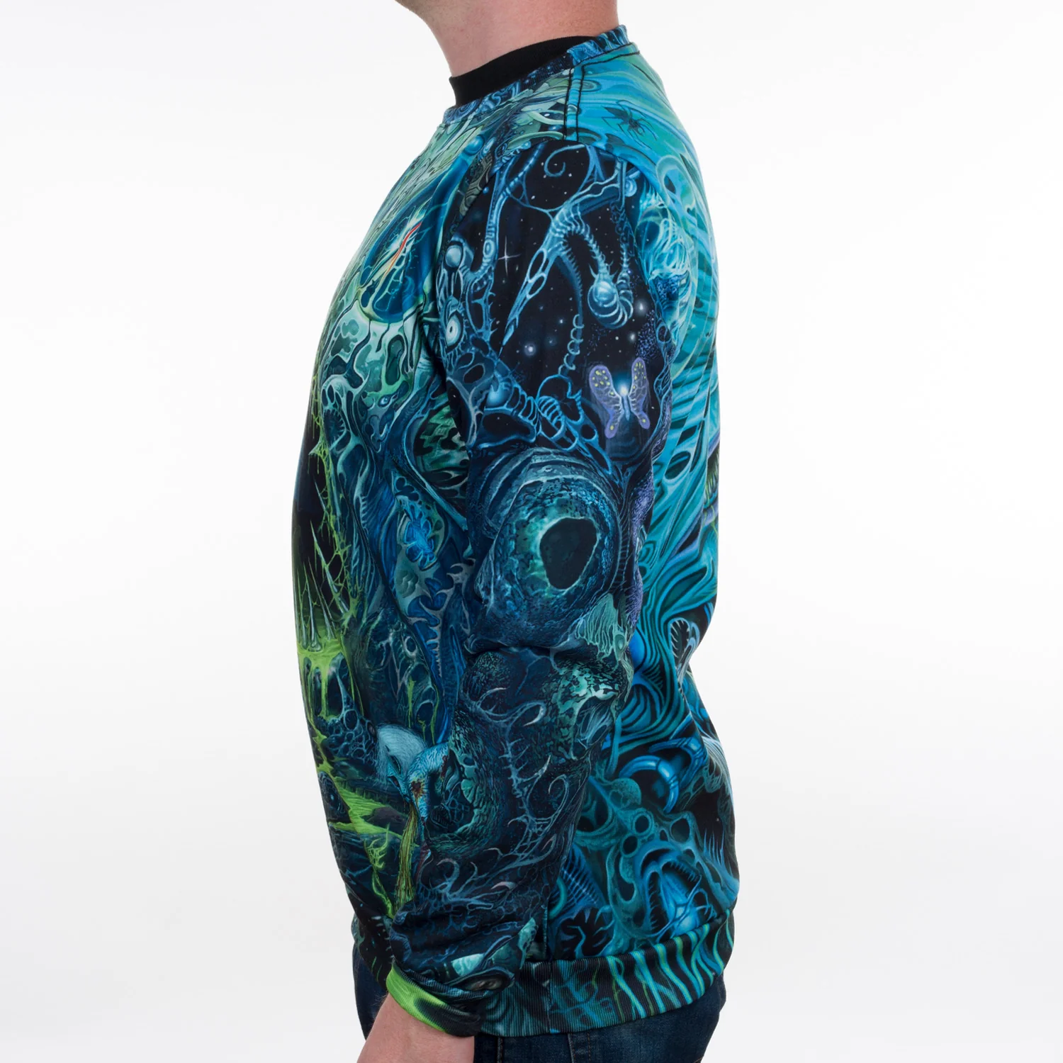 Rings of Saturn "Dingir (All Over)" Crewneck Sweatshirt - Image 5