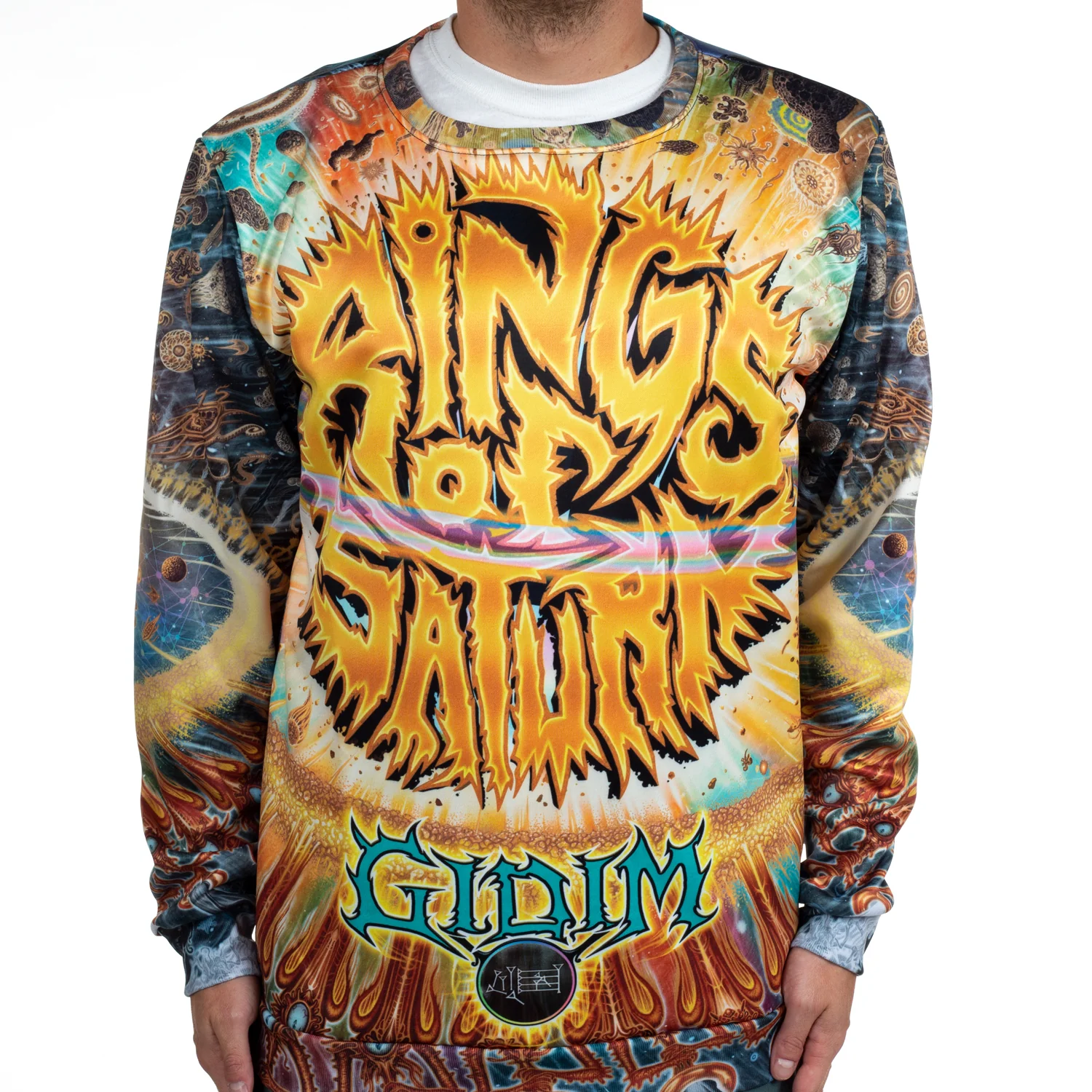 Rings of Saturn "Gidim (All Over)" Crewneck Sweatshirt - Image 3