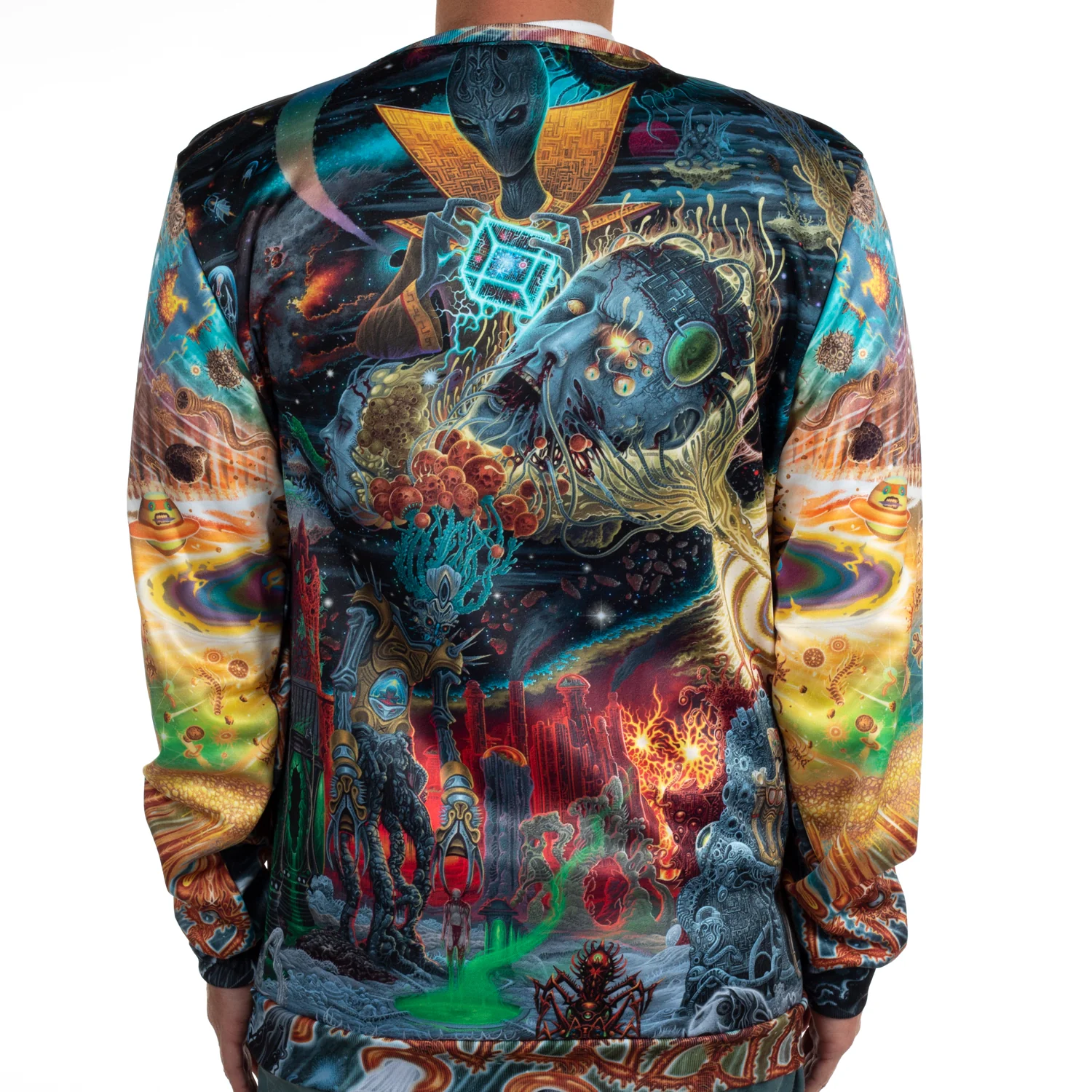 Rings of Saturn "Gidim (All Over)" Crewneck Sweatshirt - Image 4